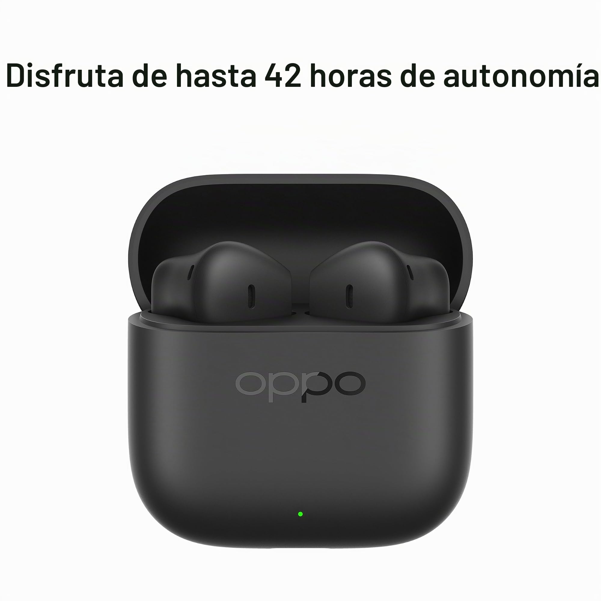 OPPO Enco Buds3 - Auriculares True inalámbricos, 42 h de autonomía, Controlador dinámico de 12,4 mm, BT 5.4, Controles táctiles, cancelación de Ruido pasiva, Android e iOS, IP55, versión Italiana