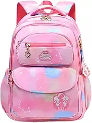 Mochila de Princesa Infantil – Bolsa com Design Encantador, Resistente à Água e Confortável para Escola e Laser