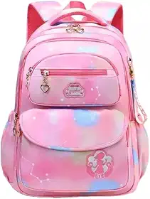 Mochila de Princesa Infantil – Bolsa com Design Encantador, Resistente à Água e Confortável para Escola e Laser
