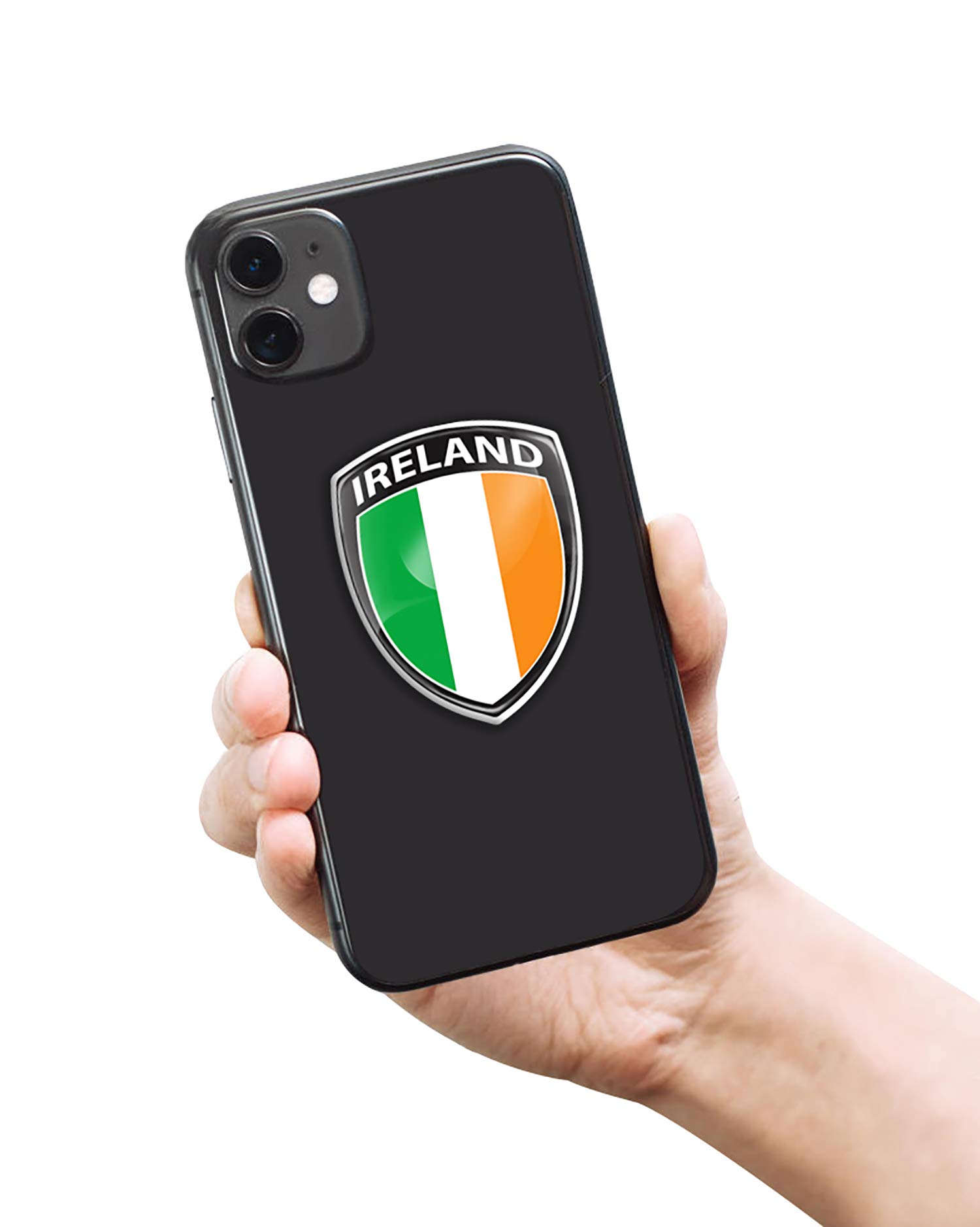 Adesivi 3D Bandiera Irlanda - 2 Pezzi, Per Auto, Moto E Bici, Resistenti Agli Agent Atmosferici - Foto 2