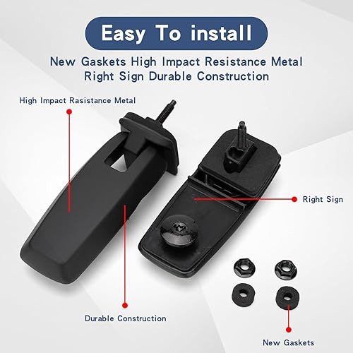 Miniatura 5 de Bisagra de ventana trasera, juego de portón elevador, bisagra de vidrio derecha e izquierda | Compatible con Ford Escape Mercury Mariner Mazda