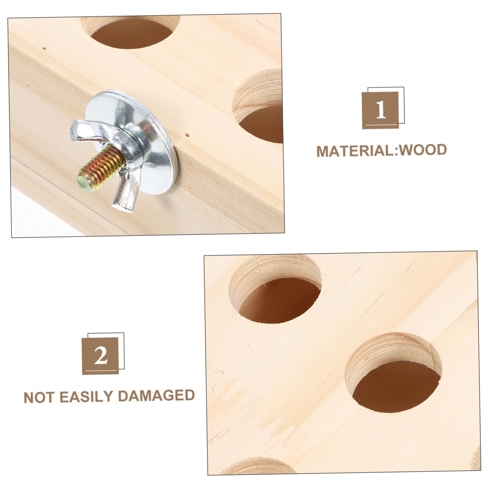 BESPORTBLE 4piezas Juguete para Loros Masticable Juguete De Forrajeo para Aves Entretenimiento y Ejercicio para Aves