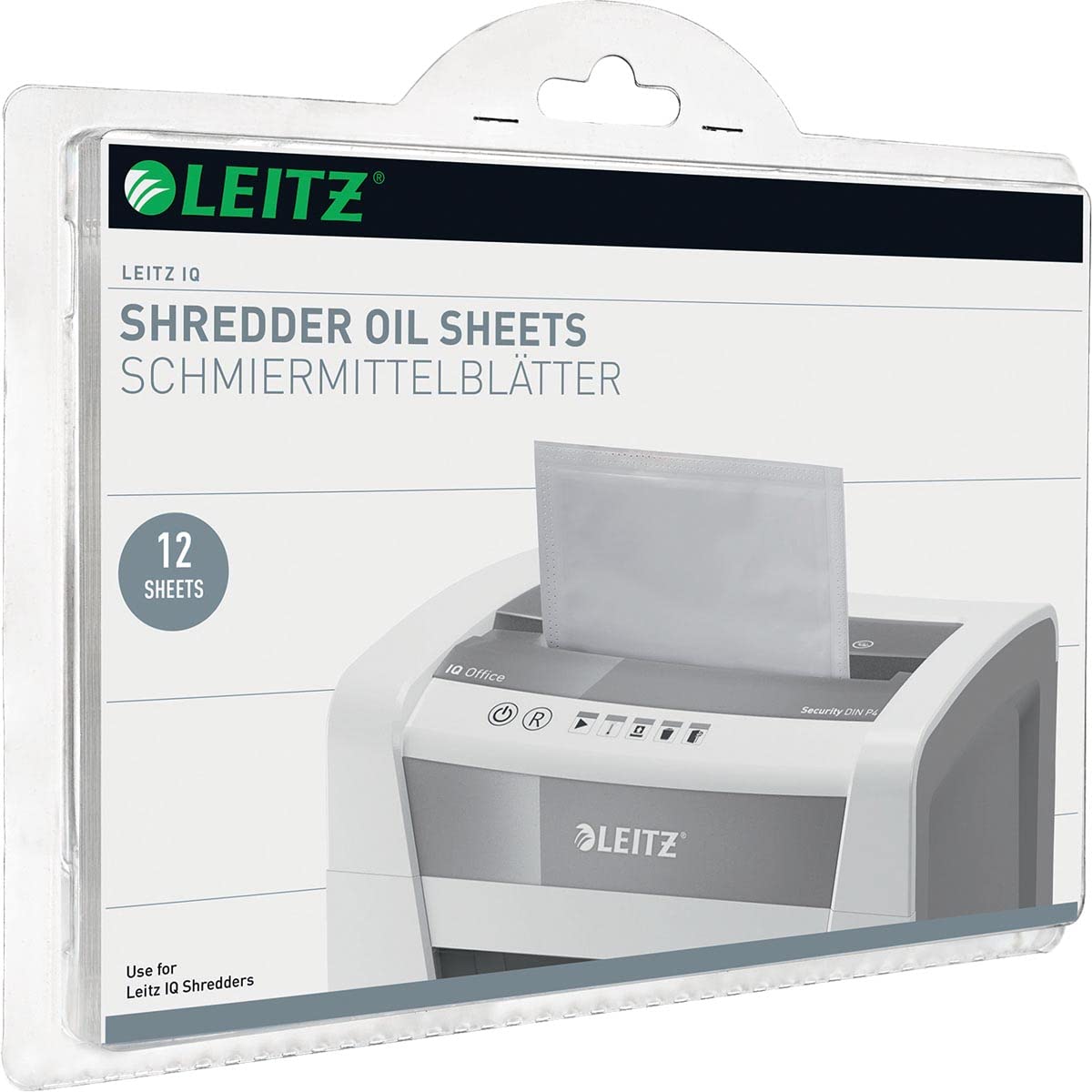 Leitz IQ 80070000 Oil Sheets Pack of 12 for IQ and Other Brands