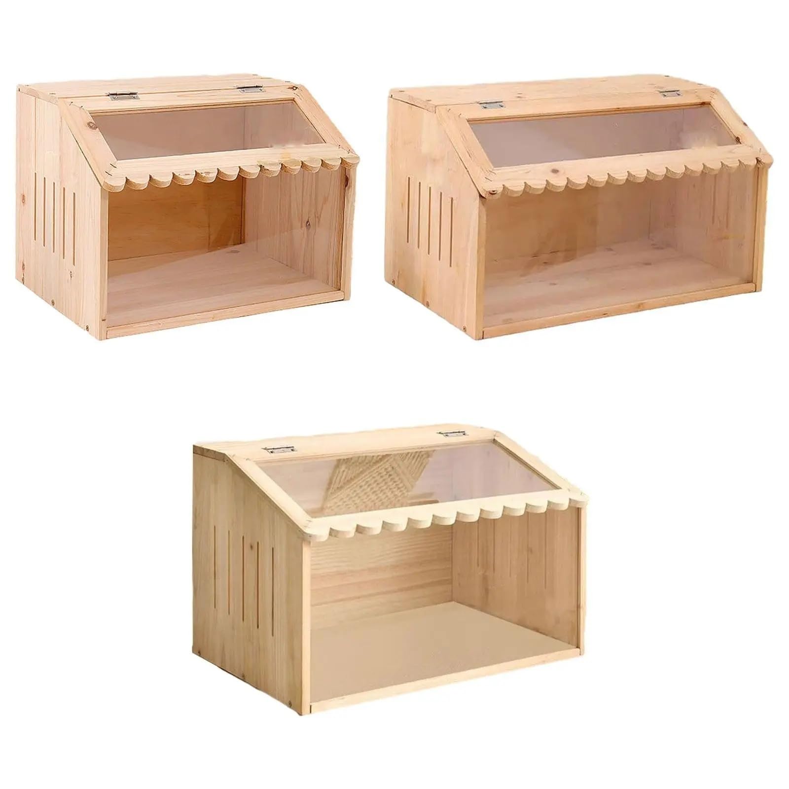 Hamsterkäfig Box for Küken, Leichter Zuchtboxkäfig for kleine Hamster, Vögel, Hühner, Enten(50x30x30cm)