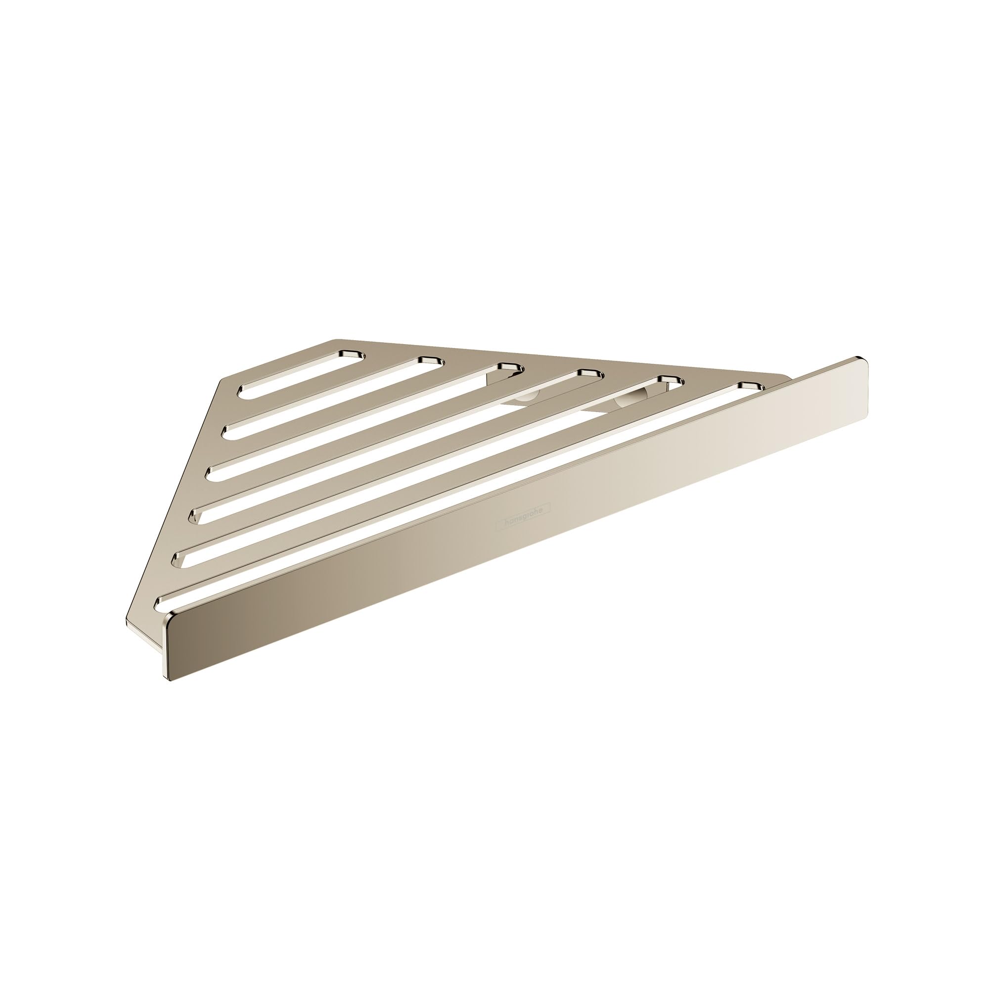 hansgrohe 41741830 AddStoris - Cesta esquinera de níquel Pulido
