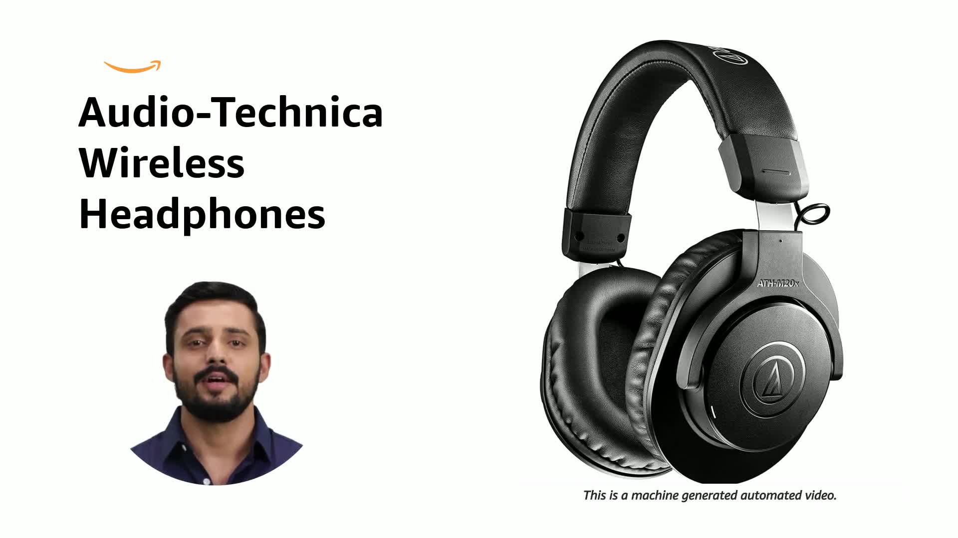 Audio-Technica Ath-M20Xbt Wireless Over-Ear Headphones, Bluetooth