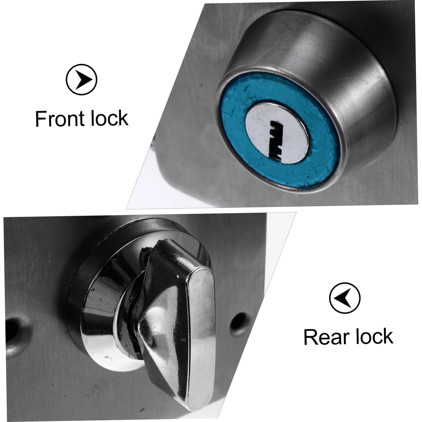Loquet de Portail en Acier Inoxydable pour Porte Vitrée 304