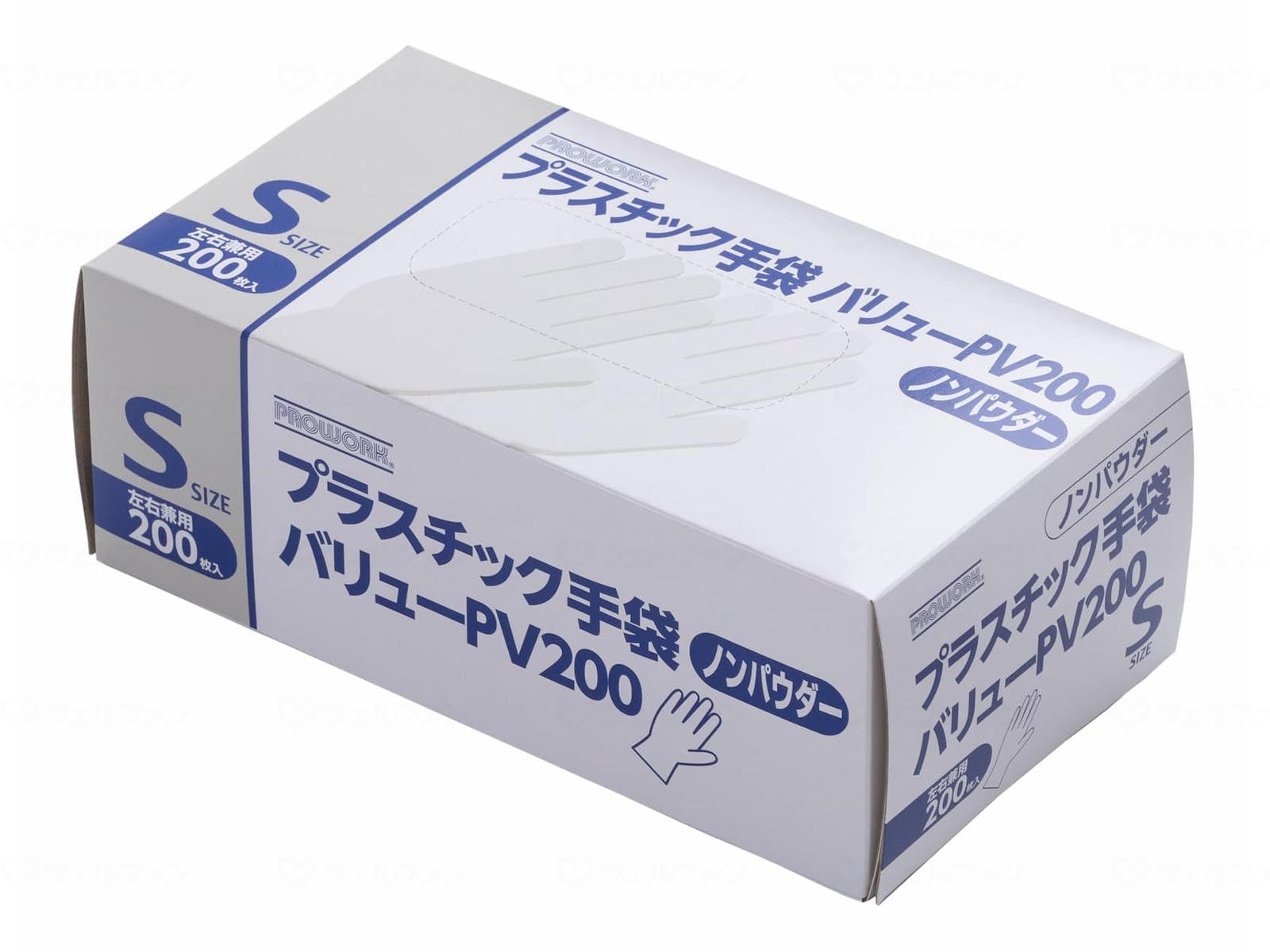 Amazon.co.jp: プラスチック手袋バリューPV200 ノンパウダー 200枚 (S