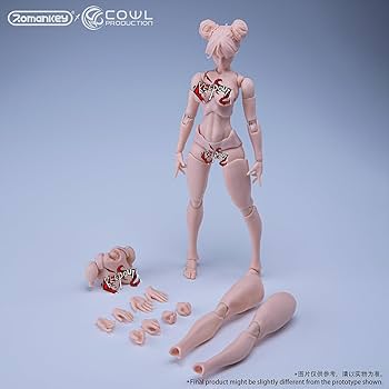 Amazon.co.jp: HiPlay Romankey X COWL 1/12 超可動少女素体