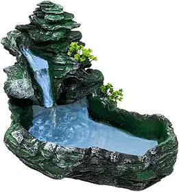 Fonte Agua Cascata decorativa Laguinho tipo pedra cinza