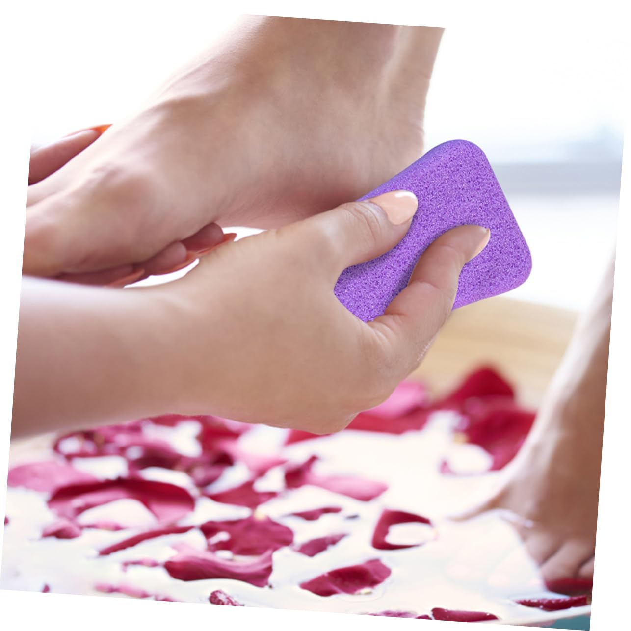 Healeved 18pièces Outils Exfoliants Pierre Pumice Pour Pédicure Râpe à Élimine Les Peaux Mortes Et Durillons Couleurs Aléatoires