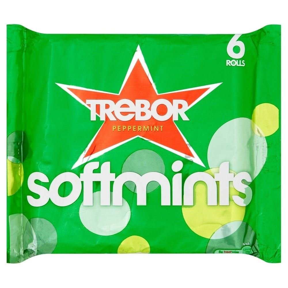 Trebor Softmints Peppermint (6x45g) Pack of 2 Grocery