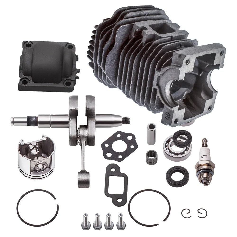 Cilindro Motosierra 42,5mm Para Para MS230 Para MS250 023 025 Motor Cilindro Pistón Cigüeñal Pistón