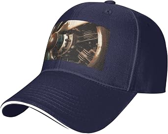 Baseball Cap Vintage Aeroplane Propeller Golf Dad Hat Adjustable Cotton Hats Trucker Caps Outdoor Sun Hat for Men Women Navy Blue