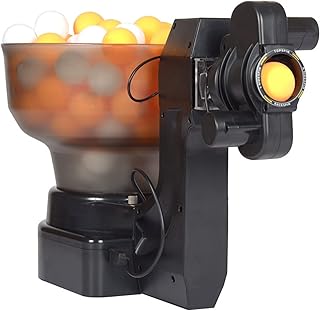 Kweetle Table Tennis Robot HP-07 Portable with 36 Different Spin Balls Automatic Ping Pong Robot Ball Machine Ping Pong Machine for Training with Table Tennis Balls（Only Machine）