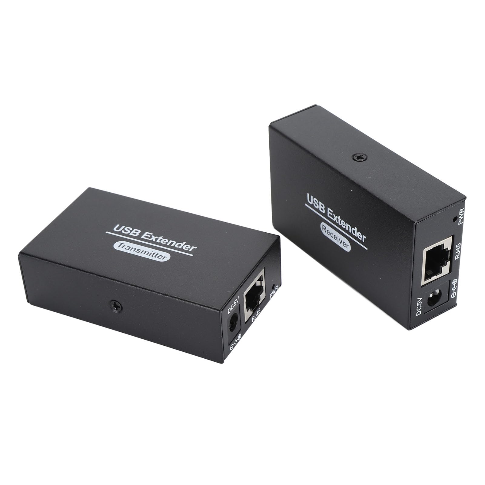 XUMIUZIY USB Ethernet RJ45 LAN Extrender, CAP i Game 480 Mbps 262ft USB Extender 4 2.0 Hub dla Myszy (wtyczka UE)