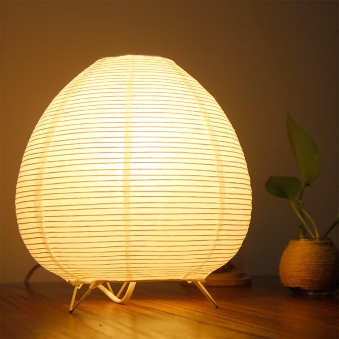 GUANSHAN Linterna de Papel Lámpara de Mesa Lámpara de Mesa Decorativa Iluminación Plegable Origami Luz Nocturna Lámpara de Noche Luz de Ambiente para Dormitorio, Sala de Estar, Style1