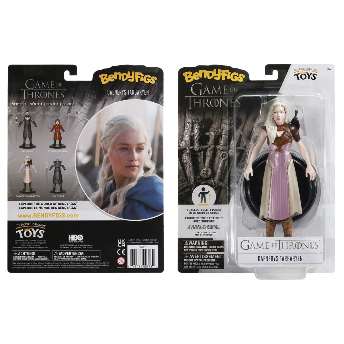 BendyFigs Game of Thrones Daenerys by The Noble Collection, Multicolor, standard size - Image 2