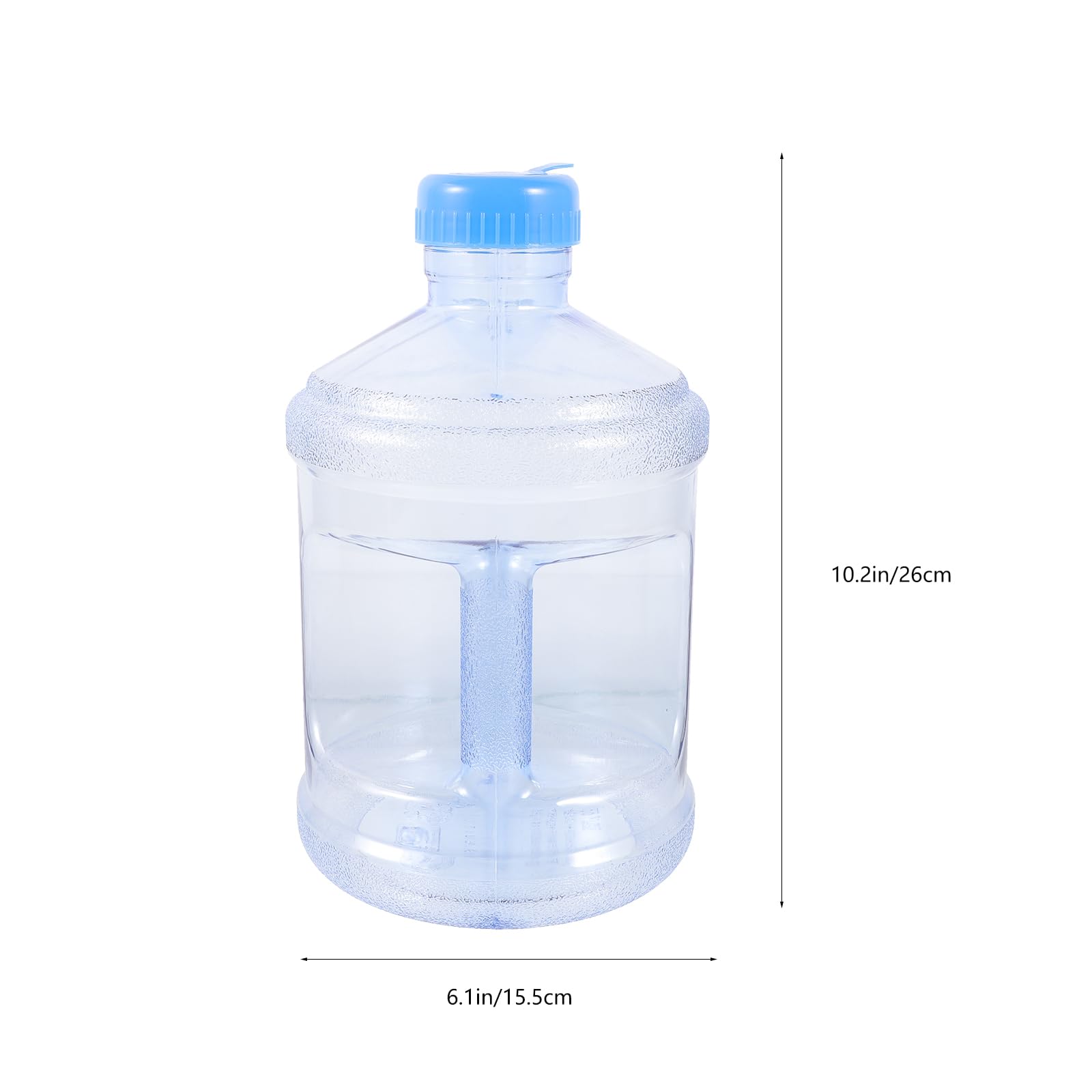 Kisangel Portable Water Container with Handle Design Thick Mineral Water Jug for Outdoor Activities for Camping Hiking and Picnics
