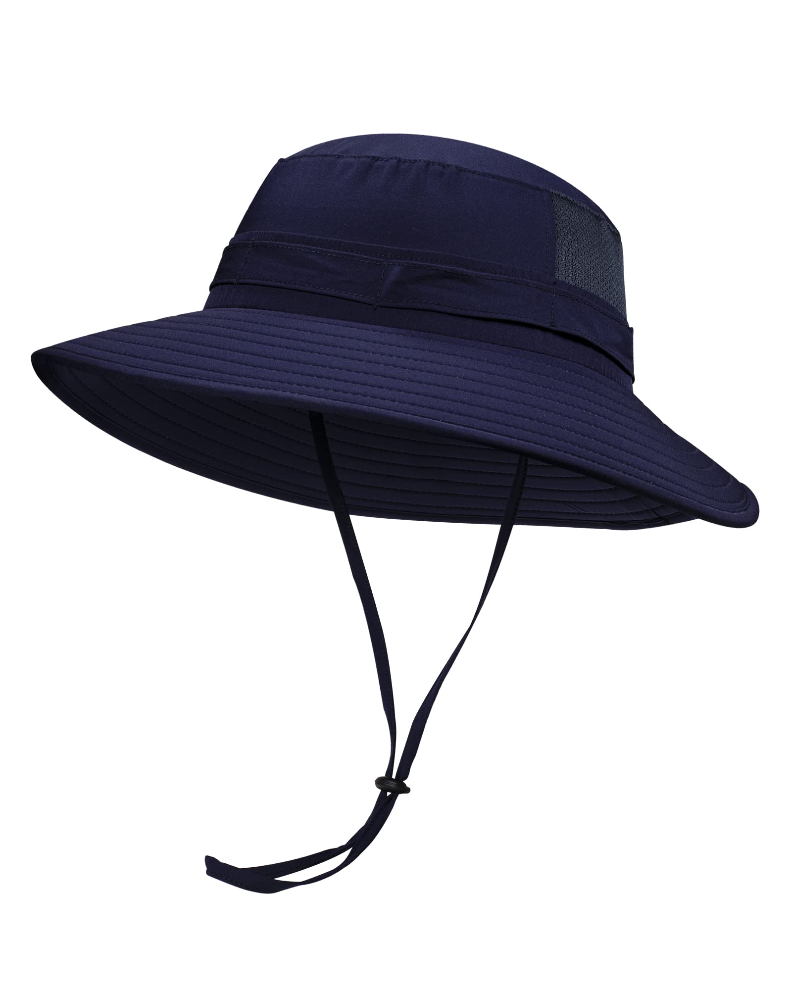 Gisdanchz Sombrero Pescador Bucket Elástico - ala Ancha De 3", UPF50, Respirable, Ajustable