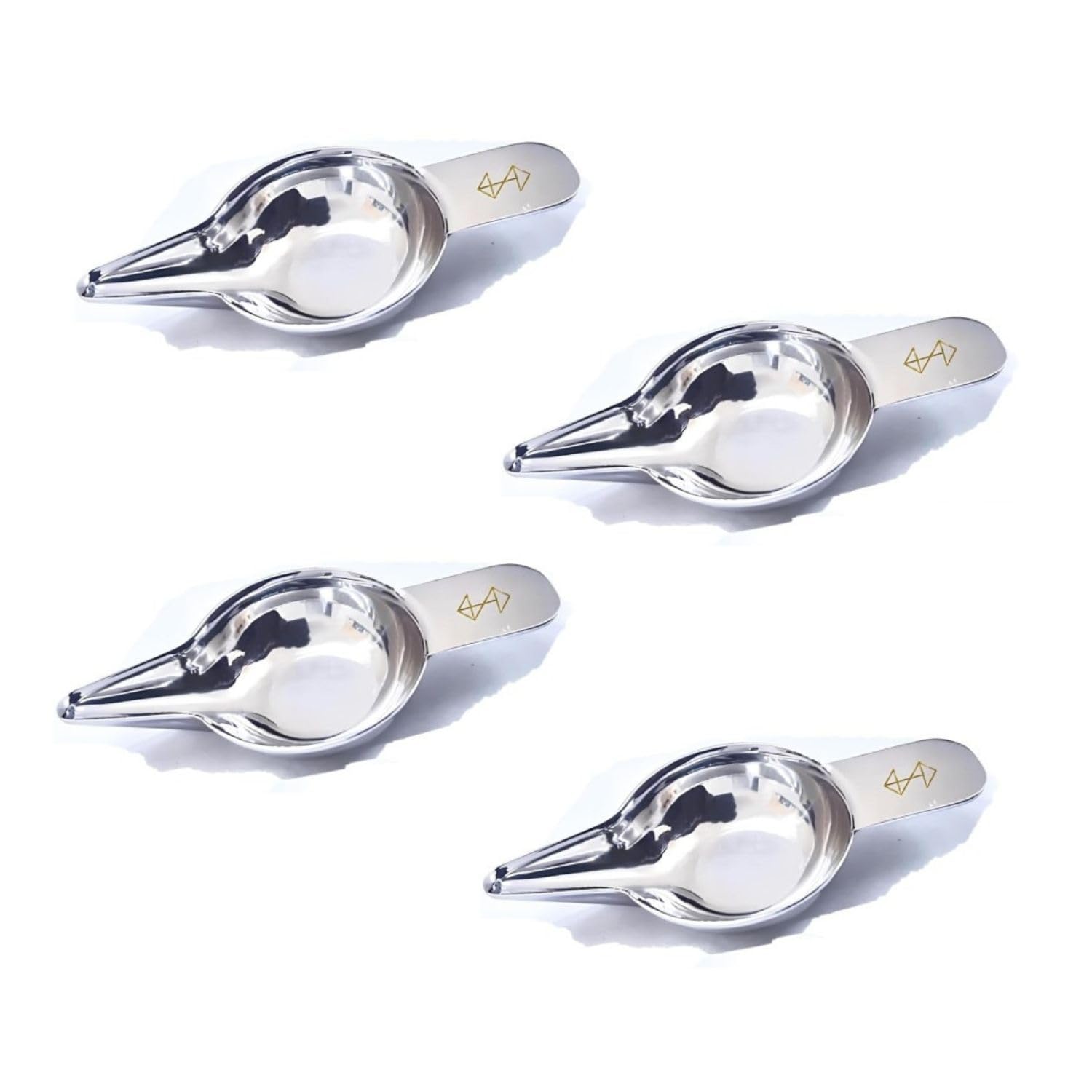 Stainless Steel Baby Feeder Spoon Paladai Set – Bondla Feeder Cup for Newborn & Infant Feeding | SS 304 Baby Feeder Spoon Steel – 4 Pcs, 10ML Each, 8.5 cm | Baby Spoon & Feeder Cup