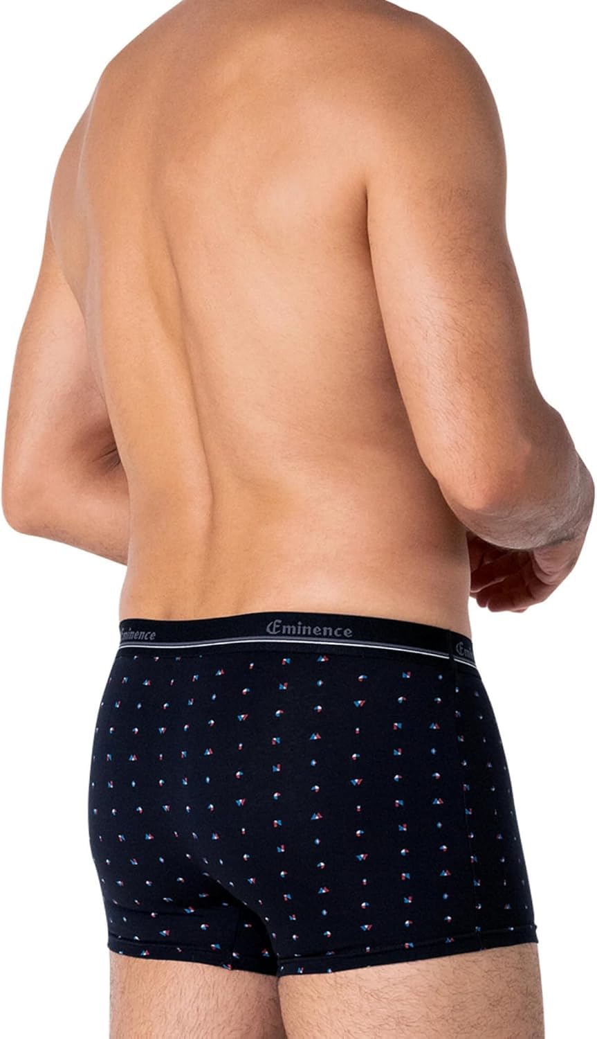 Boxer Sanitario Assorbente da Uomo, Cotone Elasticizzato, Dispositivo Medico, Anti Odore, Invisibile 4 Strati Piccole Perdite Urinarie, Incontinenza (Fantasia, XXL)