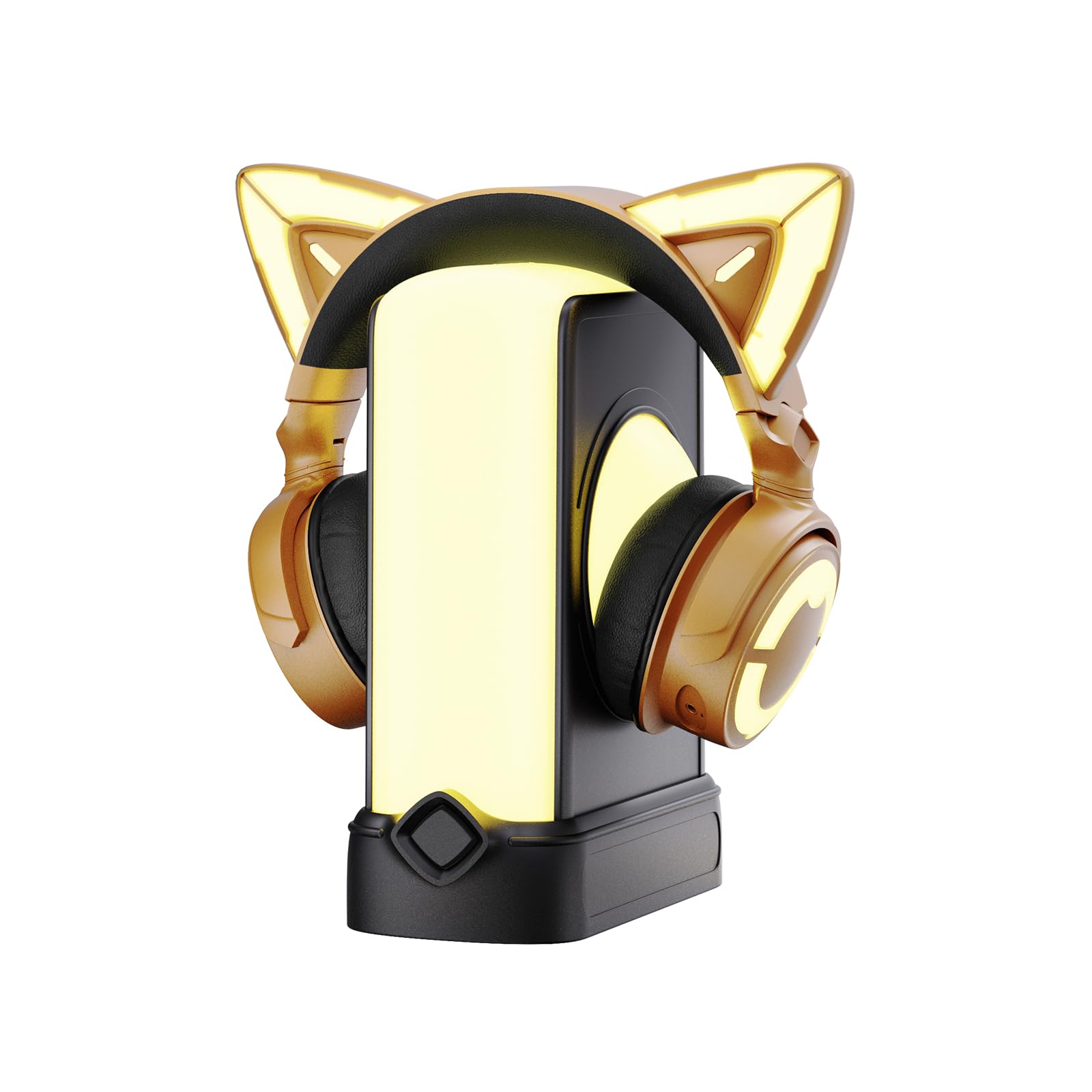 Amazon.com: YOWU RGB Cat Ear Headphones 4 DJ and Crystal Headphone
