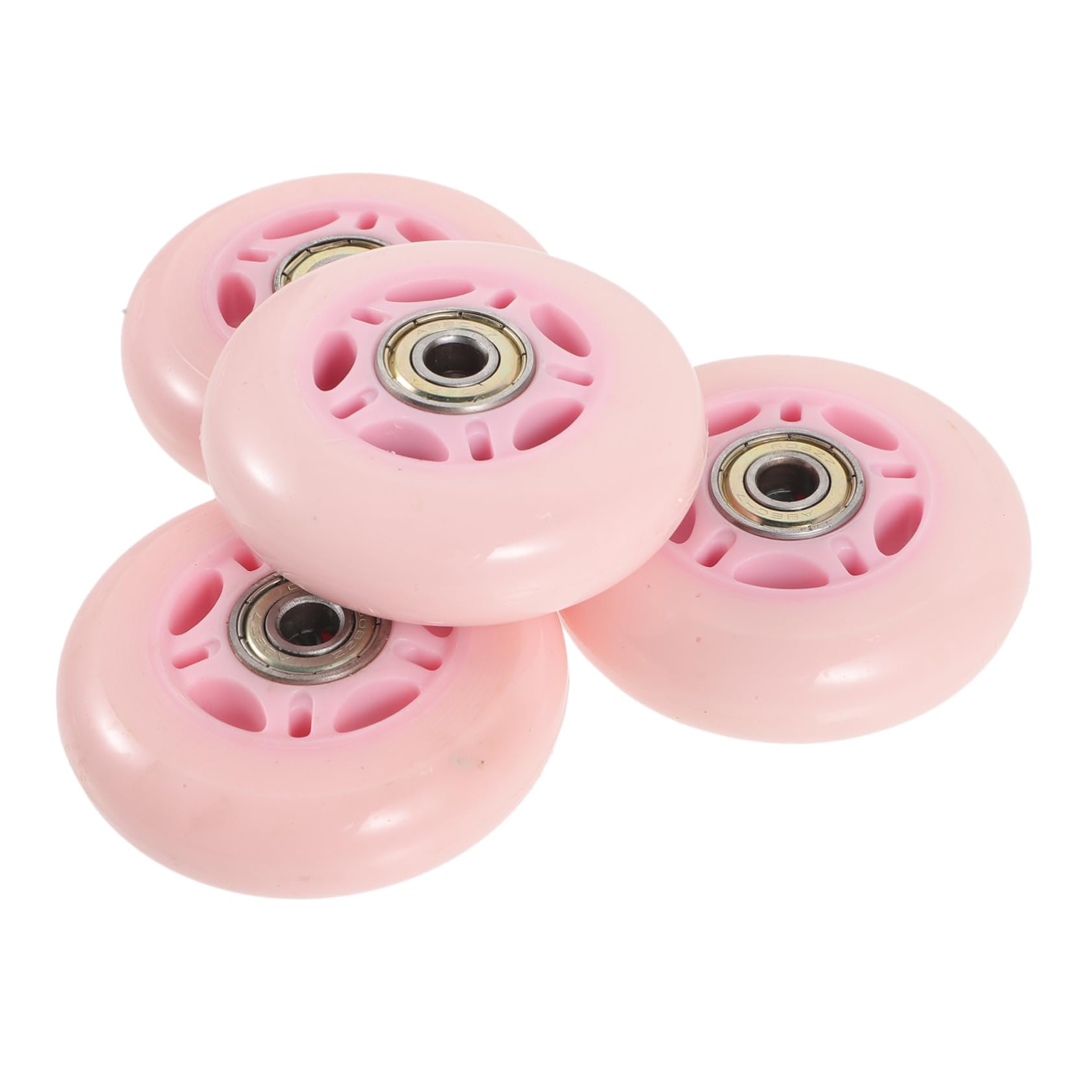 BESPORTBLE Roller Skate Wheels 4pcs 70mm Pu Wheel Set Replacement for Skating Shoes Sturdy Comfortable