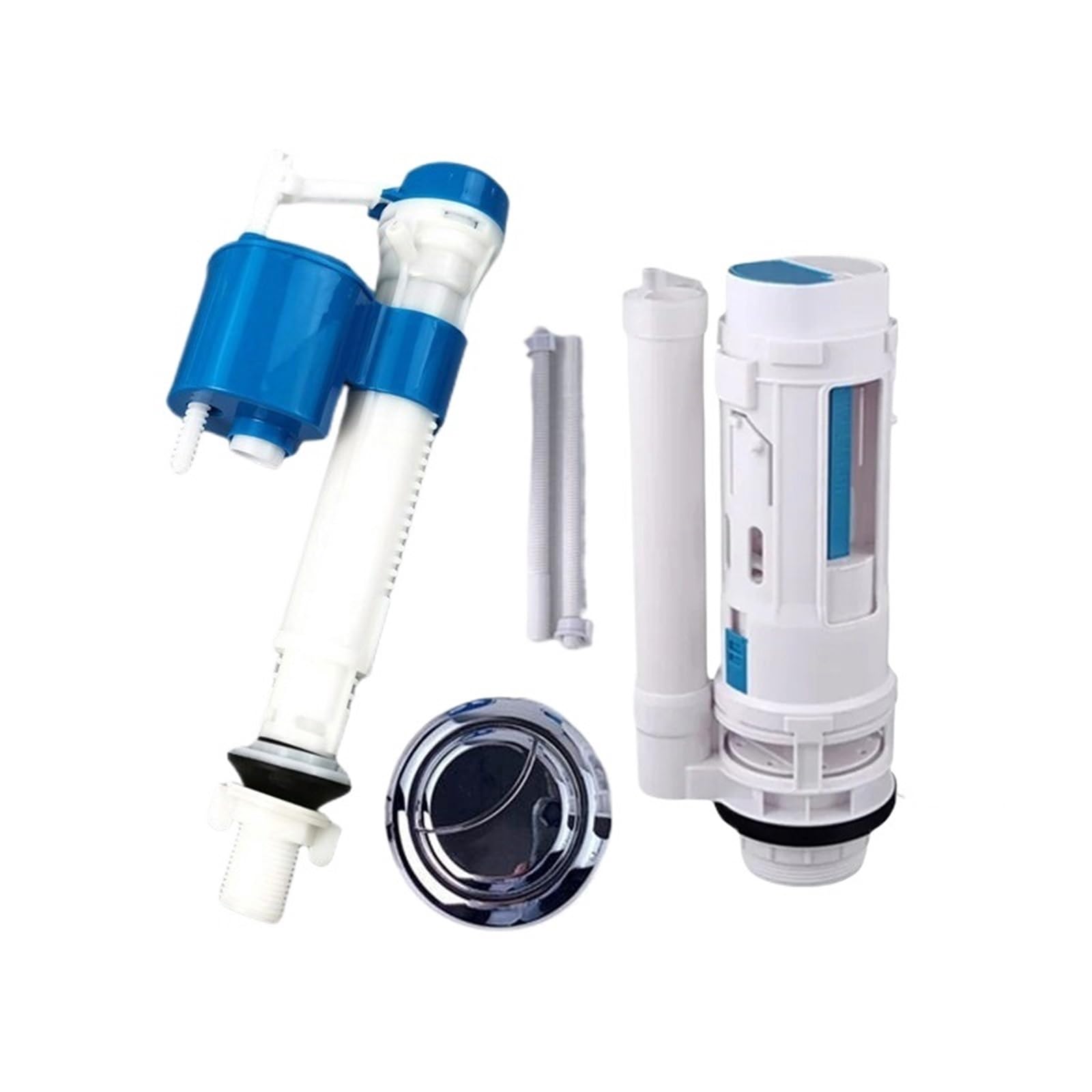 Padgcnor One Color Toilet Flush Valve Toilet Drain Intake Valve Tank Fittings Inlet Flush Water Saving Piece Cistern Mechanism Wc Kits(Split 28Cm B2)