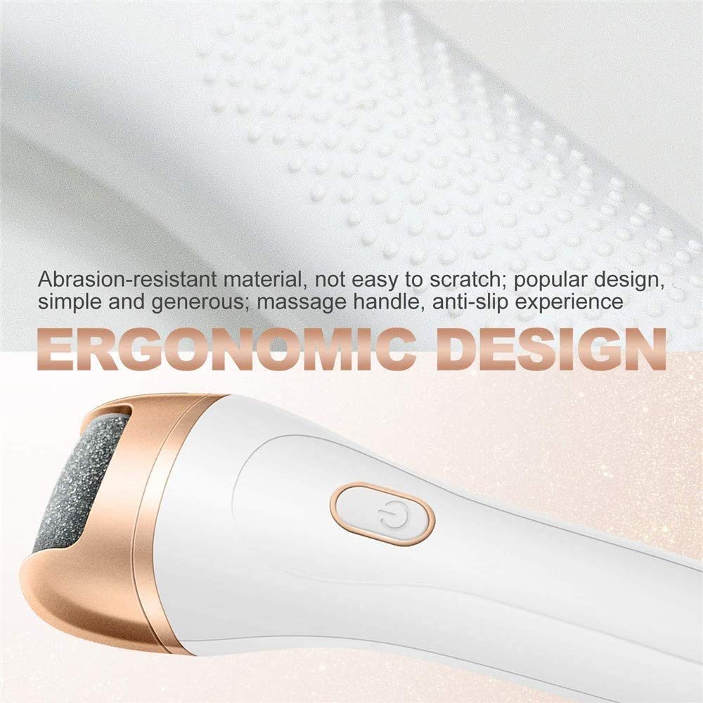 Rimozione del callo dei piedi elettrici, strumenti per pedicure ricaricabili, kit professionale per la cura dei piedi per pelle secca morta e screpolata, artefatto per pedicure essenziale per la fami