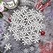 FytStycale Snowflake Confetti Decors Table Decorations Party Home Decor, Christmas Ornaments, for Birthday Office, Silver