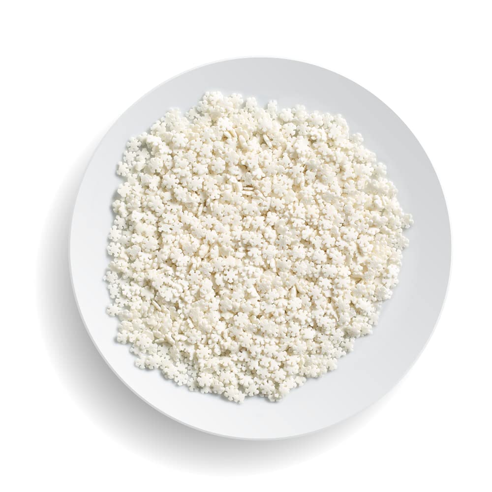Oasis Supply Christmas Candy Sprinkle (Quins Snowflake Shapes)