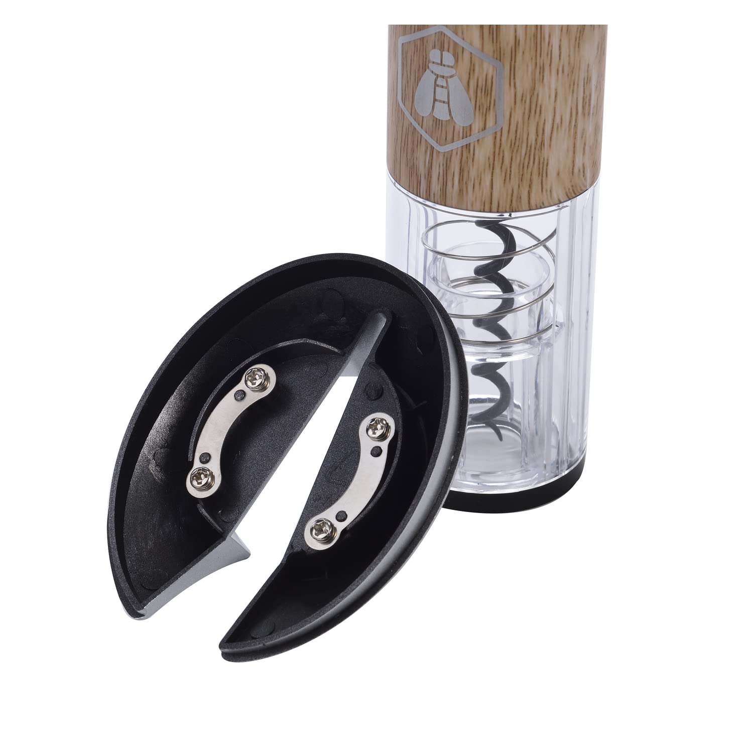 LAGUIOLE - LAGUIOLE,Tire-Bouchon Electrique, Ouvre-Bouteille Electrique, Automatique, Bois et Argent