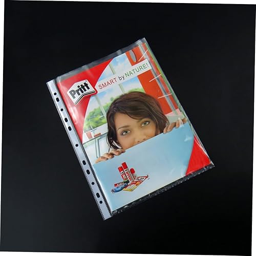 Miniatura 9 de Ciieeo Protectores de página, 100 unidades de archivos de PP, fundas transparentes para documentos, carpetas transparentes, protectores de hojas