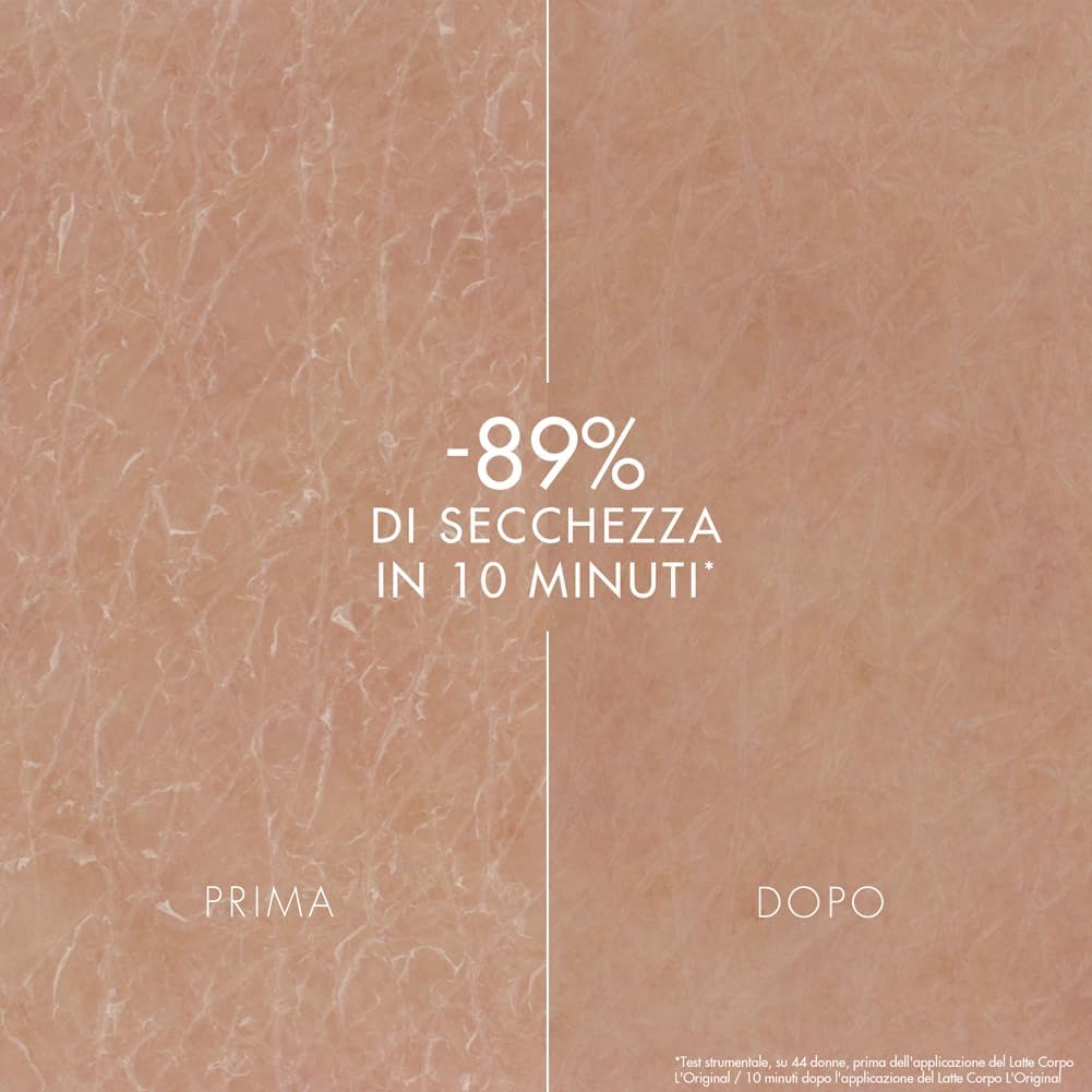 Biotherm Lait Corporel, Latte corpo idratante intensivo, Azione anti-secchezza per tutti i tipi di pelle, Arricchito con estratti di agrumi, Per una pelle liscia, morbida ed elastica.