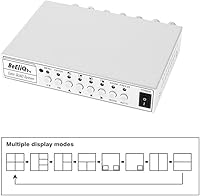 Vista 5 de Divisor cuádruple de video HD de 4 canales - Procesador CCTV DVR de 4 pantallas con interruptor NTSC/PAL, función PIP, para sistemas de vigilancia