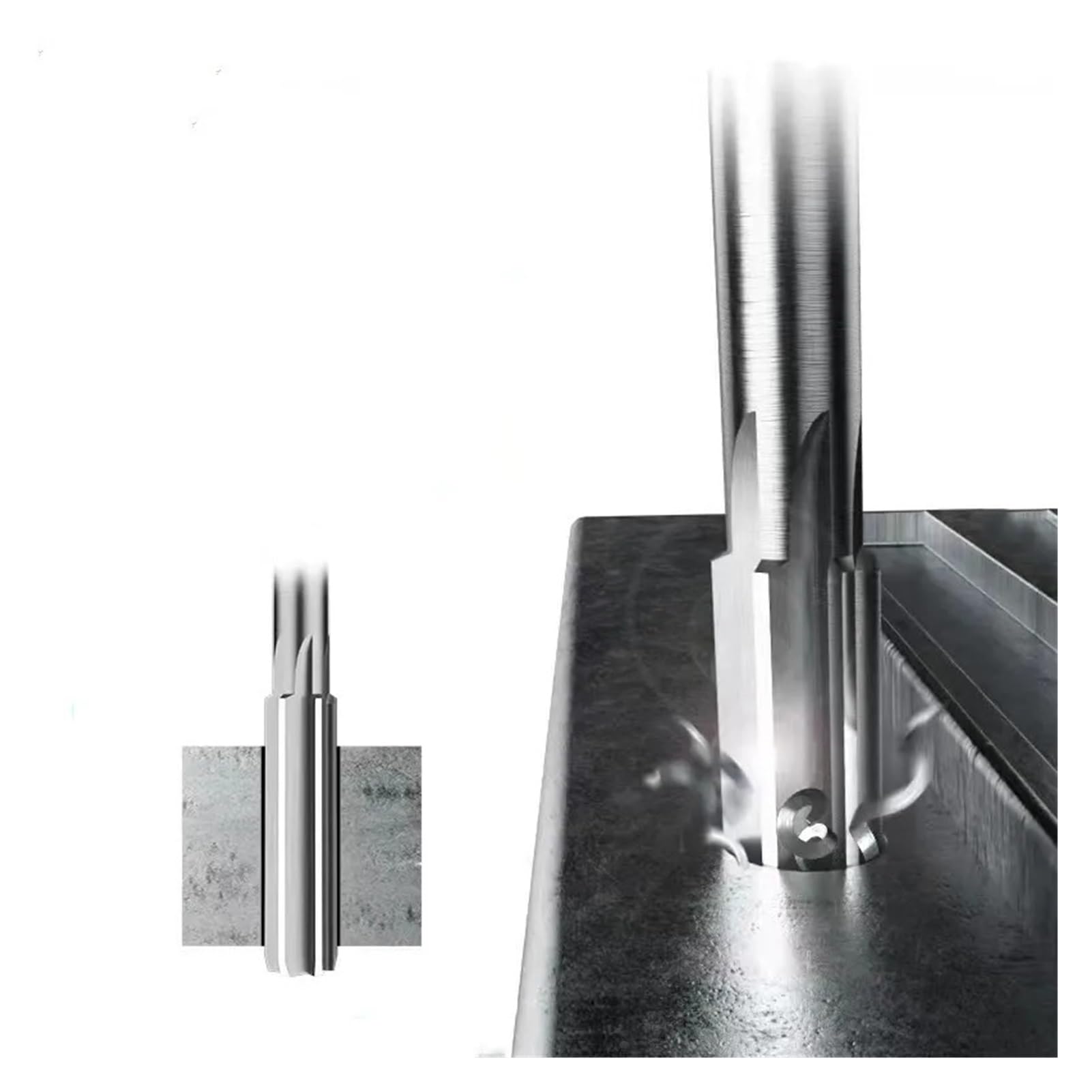 1 escariador de vástago recto HSS 2 mm a 20, herramienta fresado for mecanizado agujeros 3/4/5/6/7/8/10/12/18/20(19.0mm)
