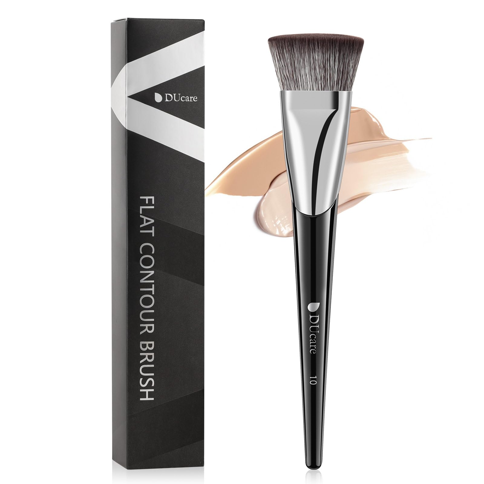 DUcare Flat Foundation Makeup Pinsel, Ultra Thin Foundation Pinsel, Flat Head Liquid Powder Brush, Concealer Pinsel, Cosmetic Brush, Ideal für Puderpinsel Das perfekte Geschenk