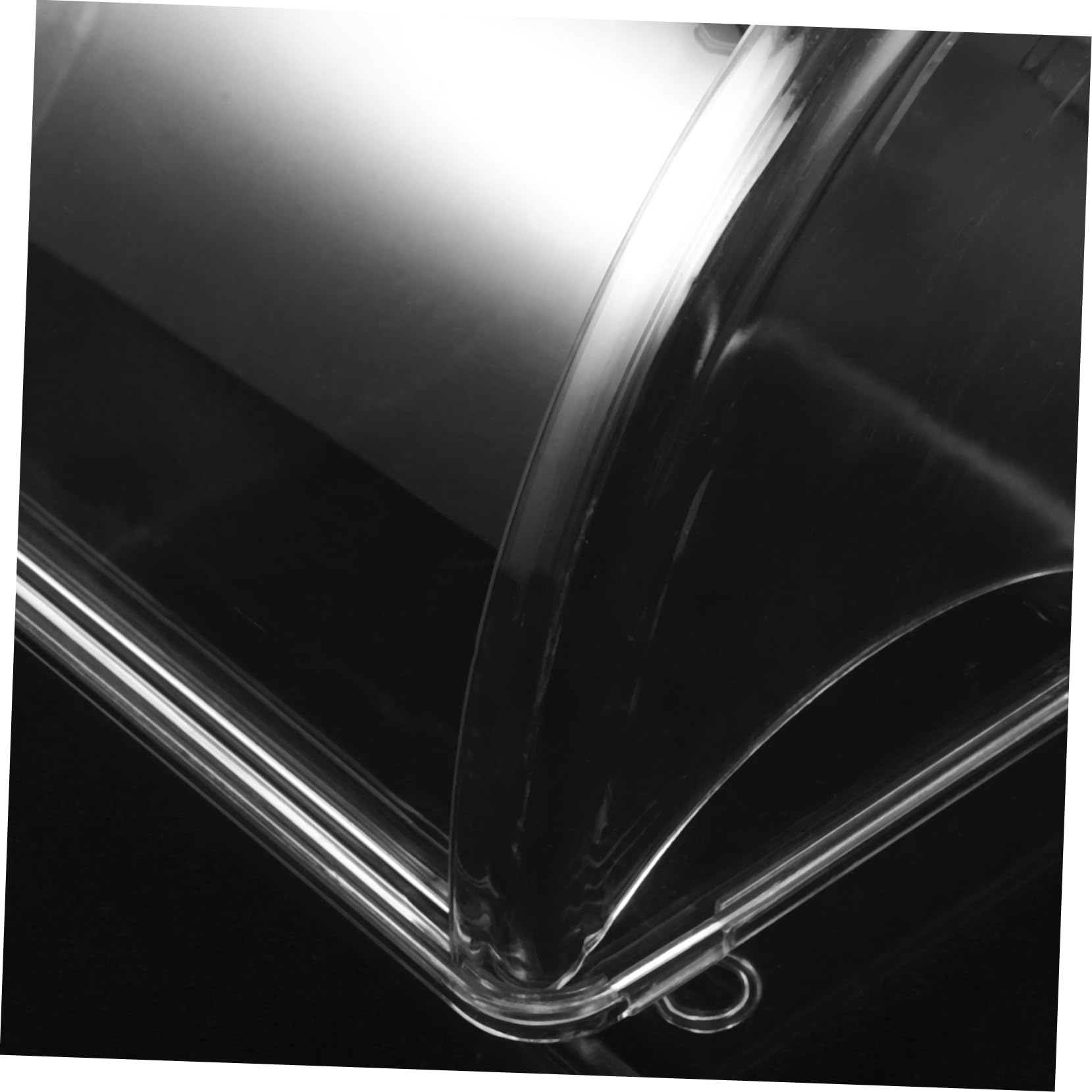 Caja para Pan de Plástico con Tapa Enrollable Transparente Contenedor para Almacenar Pan y Productos de Panadería Preserva y Organiza Bollería Encimera