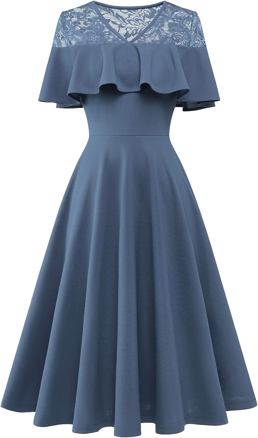 embellished knee length dresses Peacock Sheath Bell Sleeves Embellished Knee Length Mother Of The Bride Dress main image 1