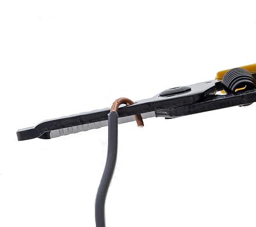 Miniatura 5 de IDEAL Electrical 45-415 Premium Reflex T-5 Pelacables - 10-20 AWG, pelacables, nariz de alicate, cierre deslizante, agarres texturizados, amarillo