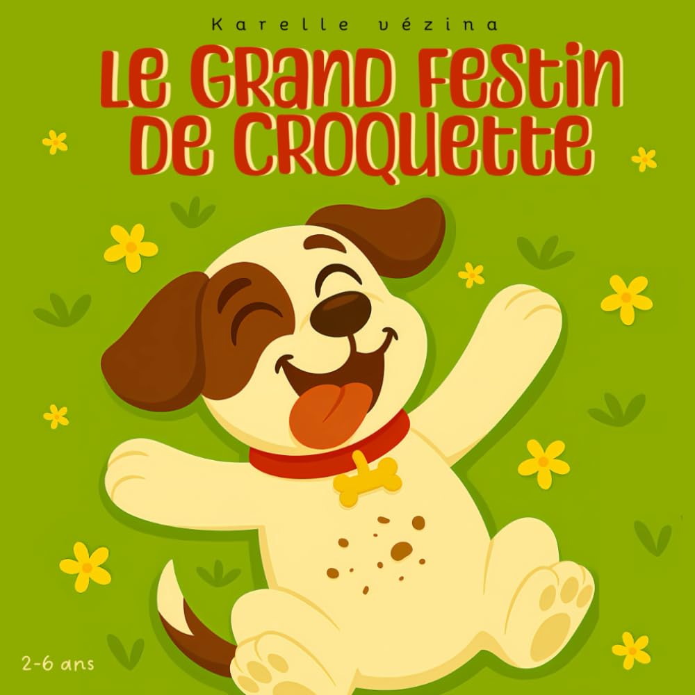 Le grand festin de Croquette: Livre pour enfant en français, 2-6 ans (French Edition)