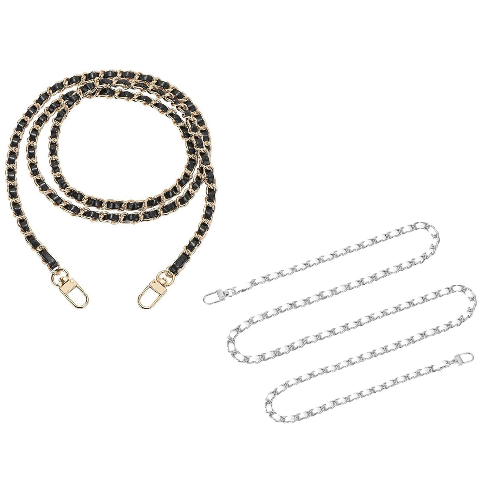 2Pcs Bag Chain Strap, Bag Straps,Crossbody Chain Strap for Frequent Travelers and DIY Enthusiasts, Crossbody Chain Strap for Shoulder Bags and Sling Bags,for Bag Customization and Travel Accessories-image-7