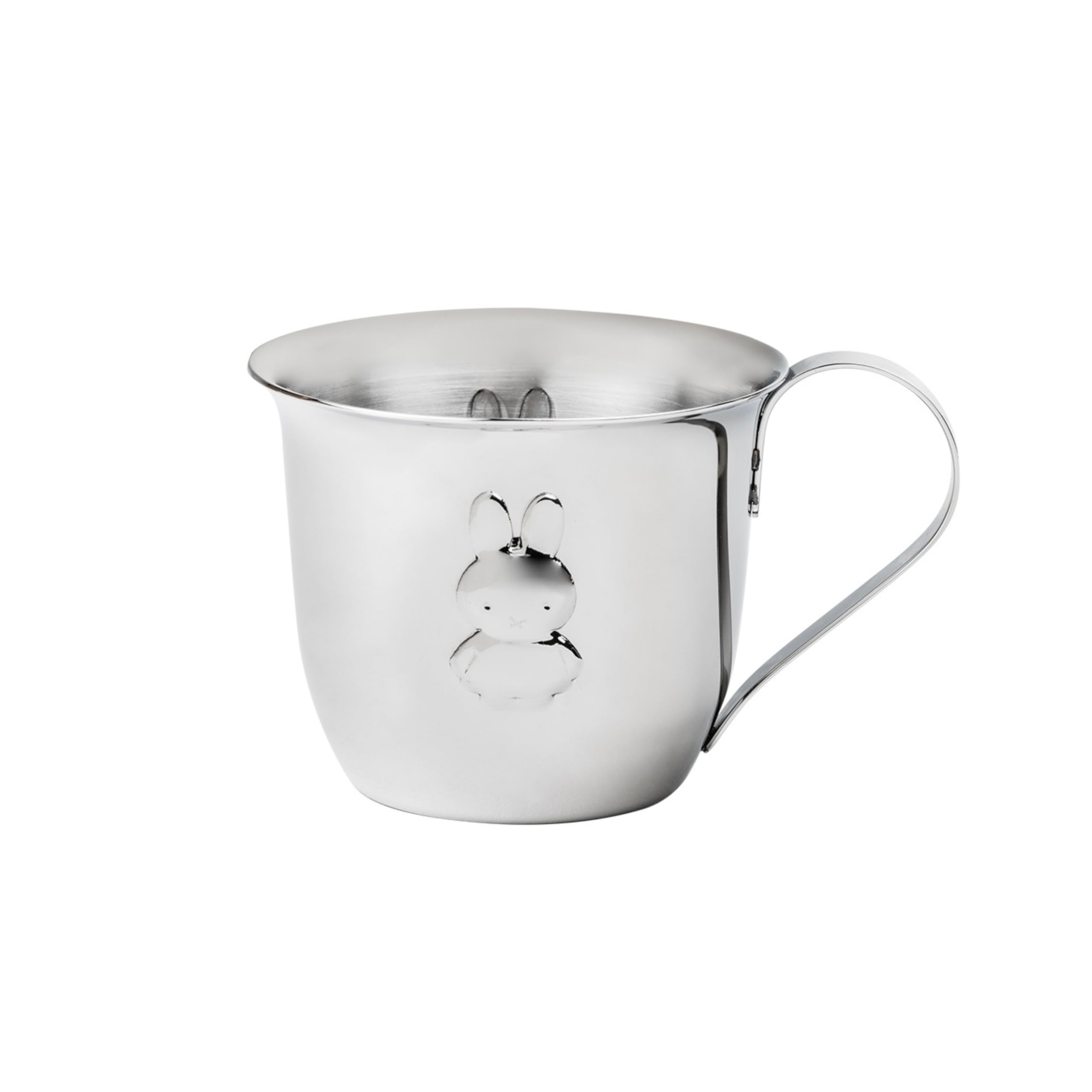 Zilverstad - Assiette et tasse Miffy en acier inoxydable