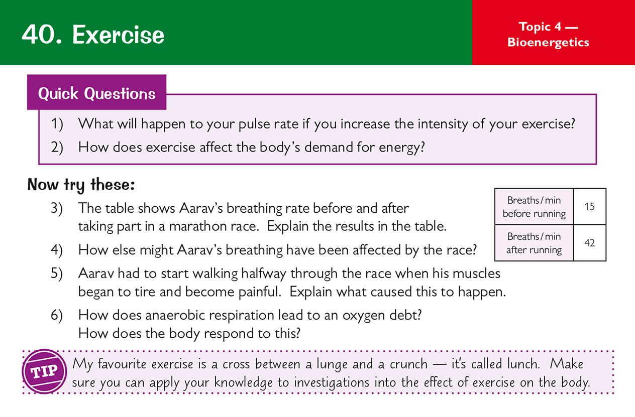 GCSE Biology AQA Revision Question Cards: for the 2025 and 2026 exams (CGP AQA GCSE Biology) 14 61fA8cNVGoL. SL1264