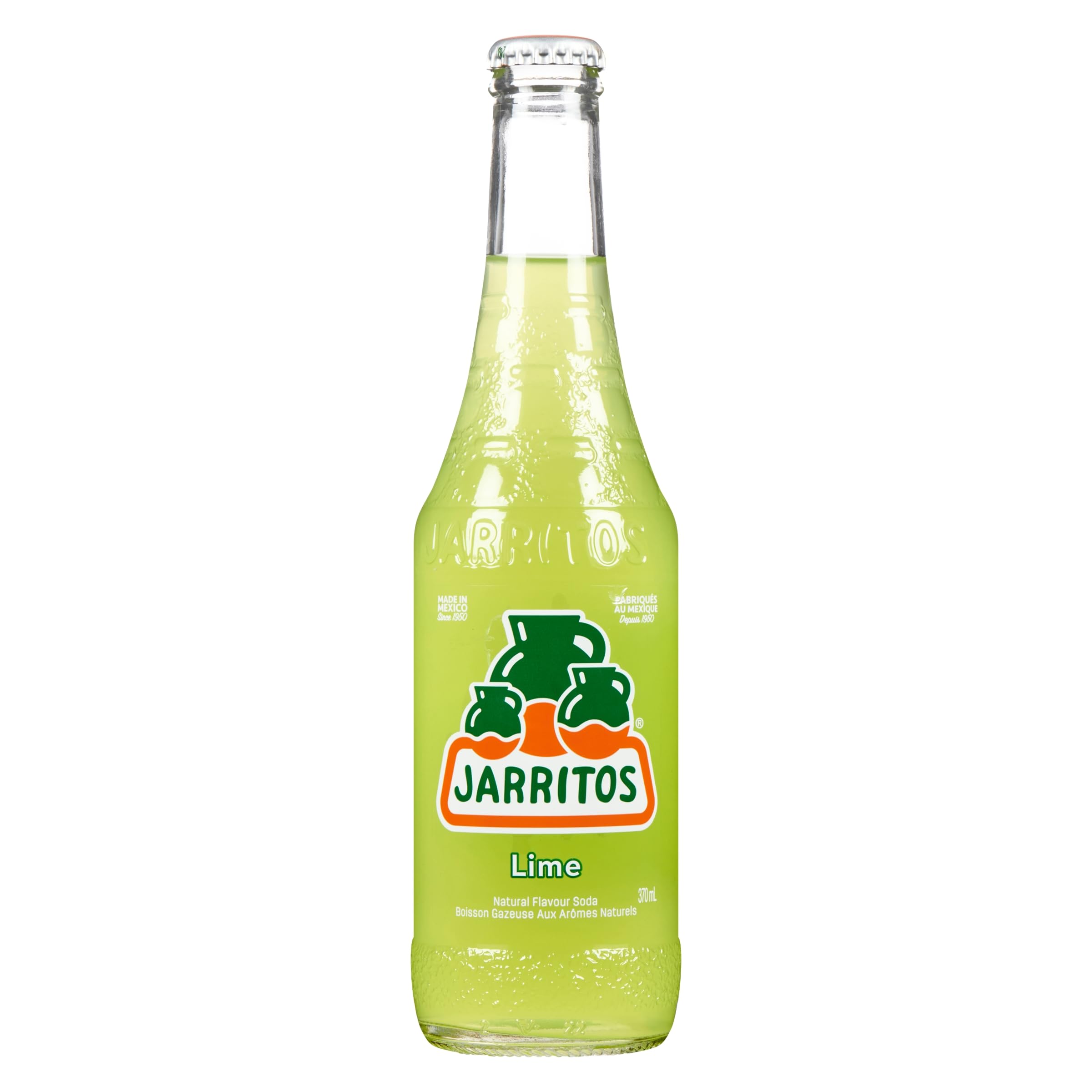 Jarrito'S Jarritos Sosa, Lime, Bottel, 12.50 Ounce (Pack of 24)