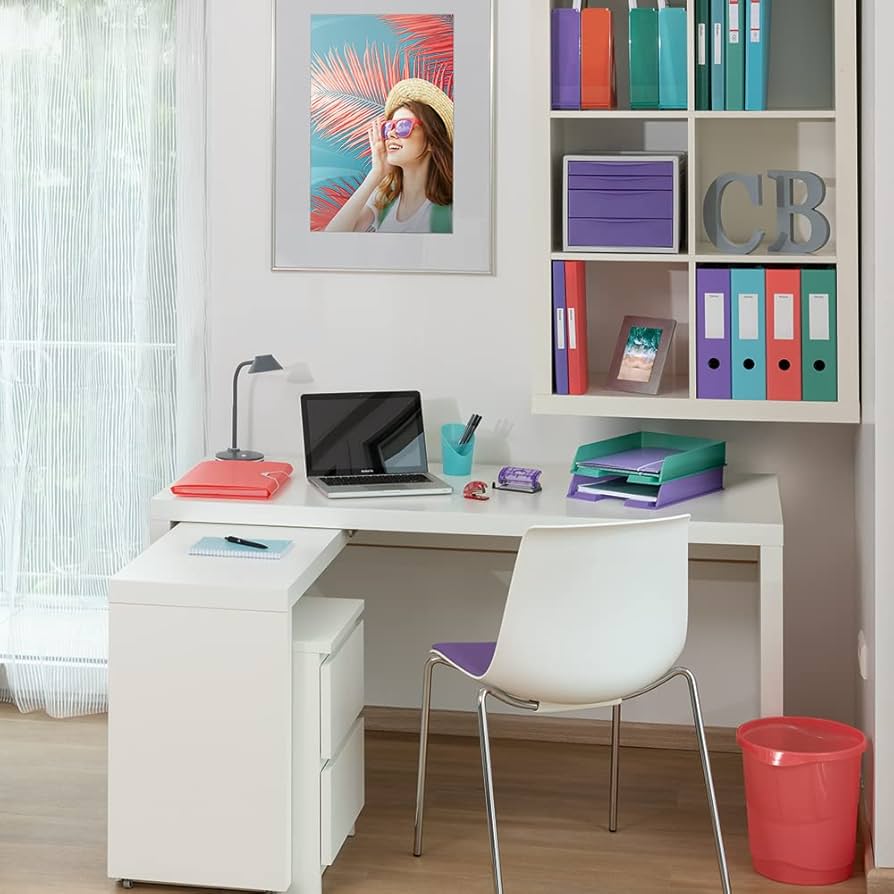 Esselte A4 Display Book With 80 Pockets, 160 Sheet Capacity, For Presenting & Storing Papers/Documents, Home/Office, Embossed Pattern, Colour'Breeze