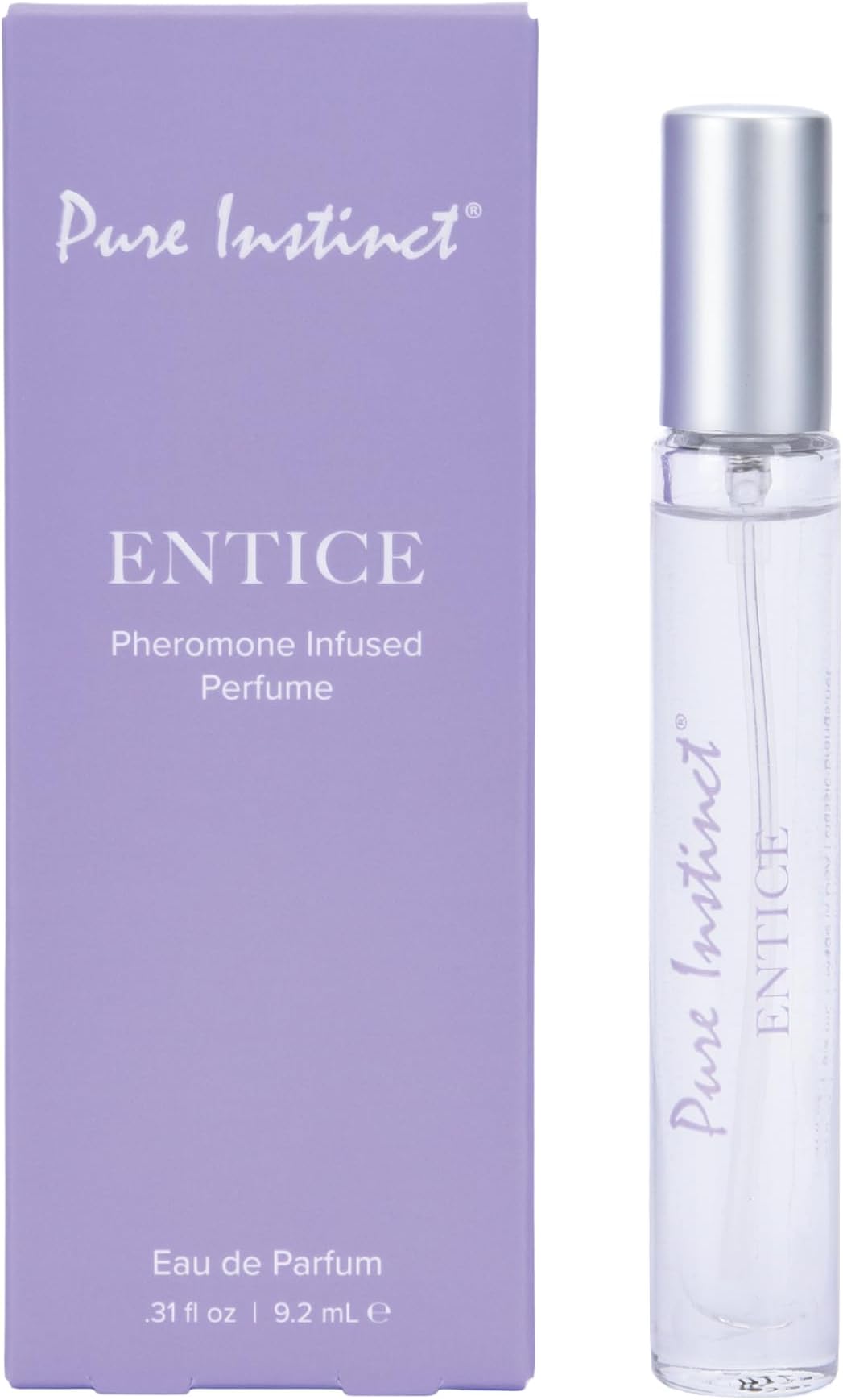 - ENTICE The Original Pheromone Infused Essential Oil Perfume Cologne - For Her Women - TSA Ready (Spray Bottle 0.31 Fl. Oz./9.2mL)