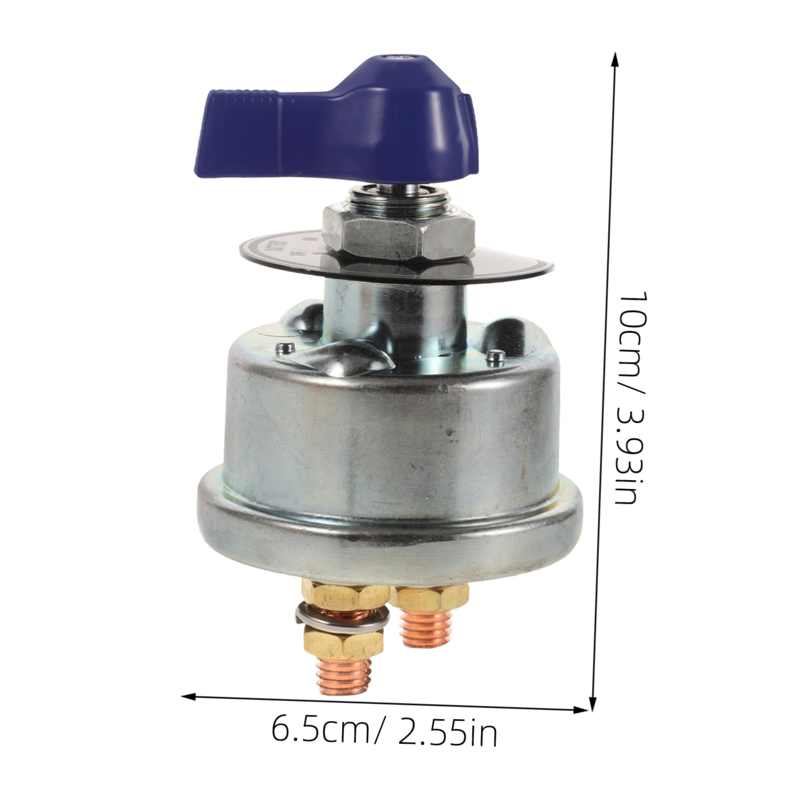 SOESFOUFU Heavy Duty Safety Switch Rv Car Battery Disconnect Marine Battery Isolation Switch Sturdy Metal Construction Cut for Trucks Boats