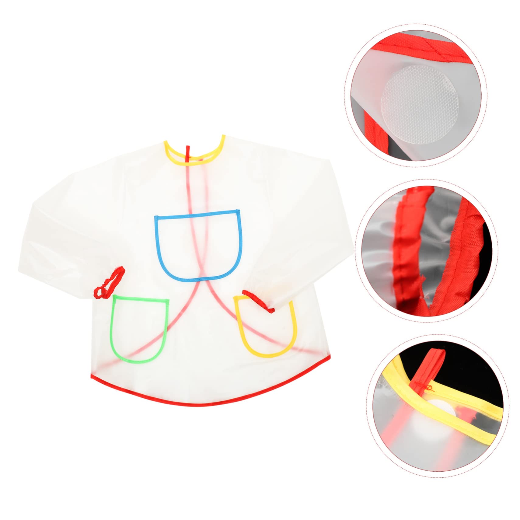Toyvian 3 Piezas delantal de pintura delantales para niños baberos para niños pequeños de de cocina para pintado ropa de trabajo Accesorios niño pequeño Eva